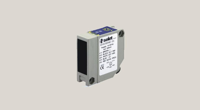 Sensori fotoelettrici serie parallelepipeda 50 x 50 x 18 mm